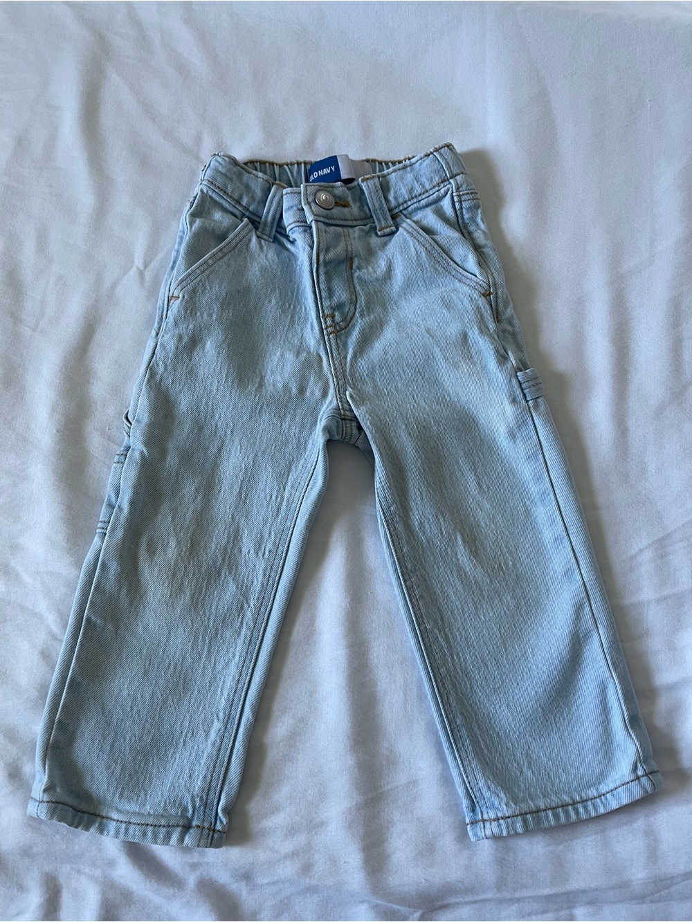 Old Navy Light Blue Denim Kids' Carpenter Jeans 2T